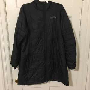 Columbia Mighty Lite Hooded Jacket Black Plus (2X)